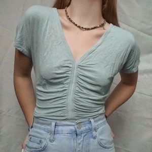 Mint Scrunch Shirt